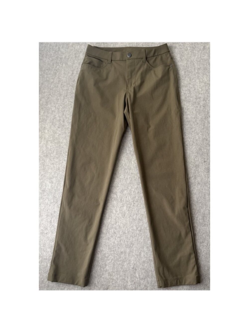 Lululemon ABC 5 Pocket Pant Mens Actual 28x31 Brown‎ Classic Fit